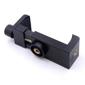 Tripod Phone Holder Mount Adapter with 1/4 Inch Screw Mobile Smartphone Clip Support Cellphone Clamp Support for Iphone Samsung Selfie Accessories Phone Accessories Compatible
