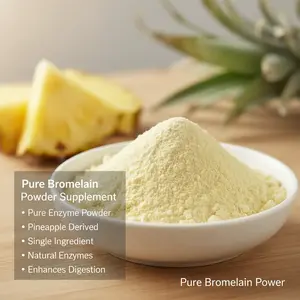 Bromelain Powder | Pure Enzyme Powder | Pineapple Derived | Single Ingredient