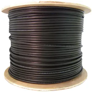 212 MAIN CAT-6 Solid Cable, 1000 ft Spool, Bulk Outdoor Waterproof Tape Cable for Cycling & Outdoor Recreation