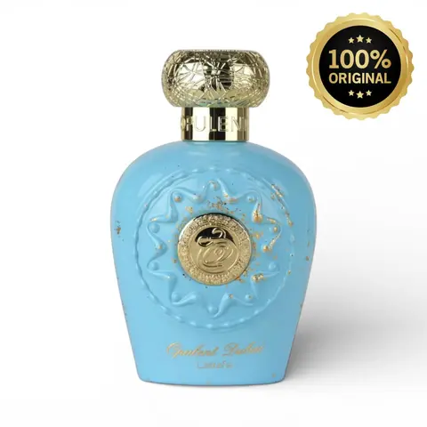 Lattafa Opulent Dubai Regular Ed. Luxury Arabic Unisex Alcohol-Based Eau De Parfum Spray - 3.4oz (100ml) Long-Lasting Liquid Unisex Fragrance with Oud, Jasmine, Lemon, Woody-Citrus, Floral Notes, All-Seasons Use for Work, Daily Elegance
