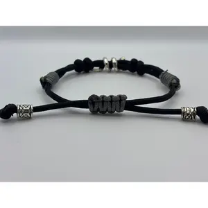 Handmade Lightweight Adjustable Snake Charm Paracord Bracelet