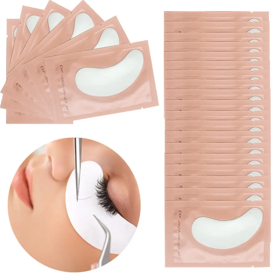 Disposable Eyelash Extension Pads, Moisturizing Gel Eyelash Extension Patches, Professional Makeup Tools for Women, Cosmetic, False Eyelashes Extensions