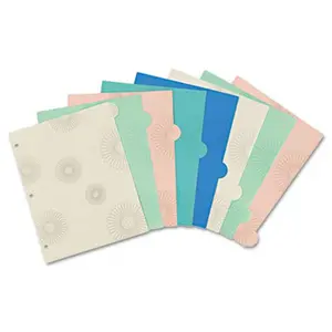 Avery 17175 Studio Collection Write-On Dividers- 11x8.5- 8-Tab- Flowers