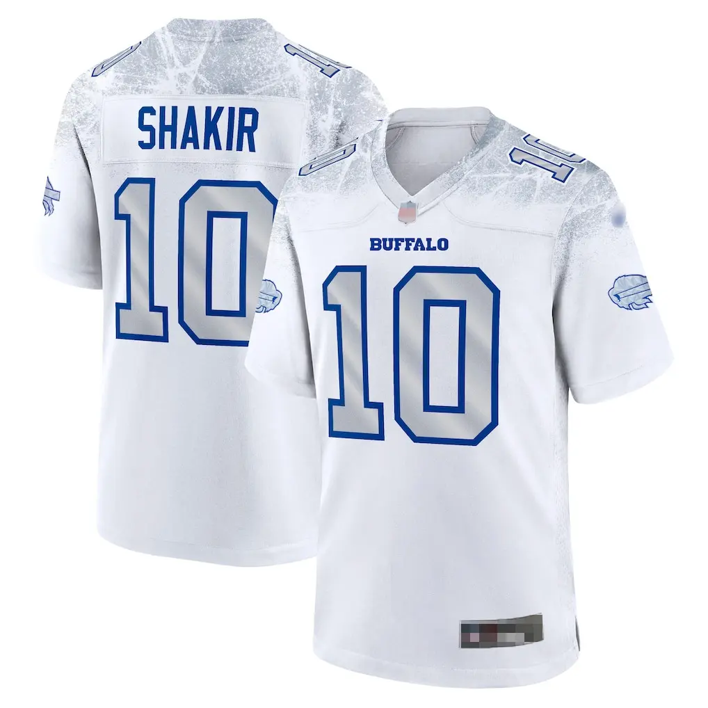 Men's Buffalo Athletic Stitched Top - Shakir #10 Custom Fan Edition, Limited Quantity, US Stock
