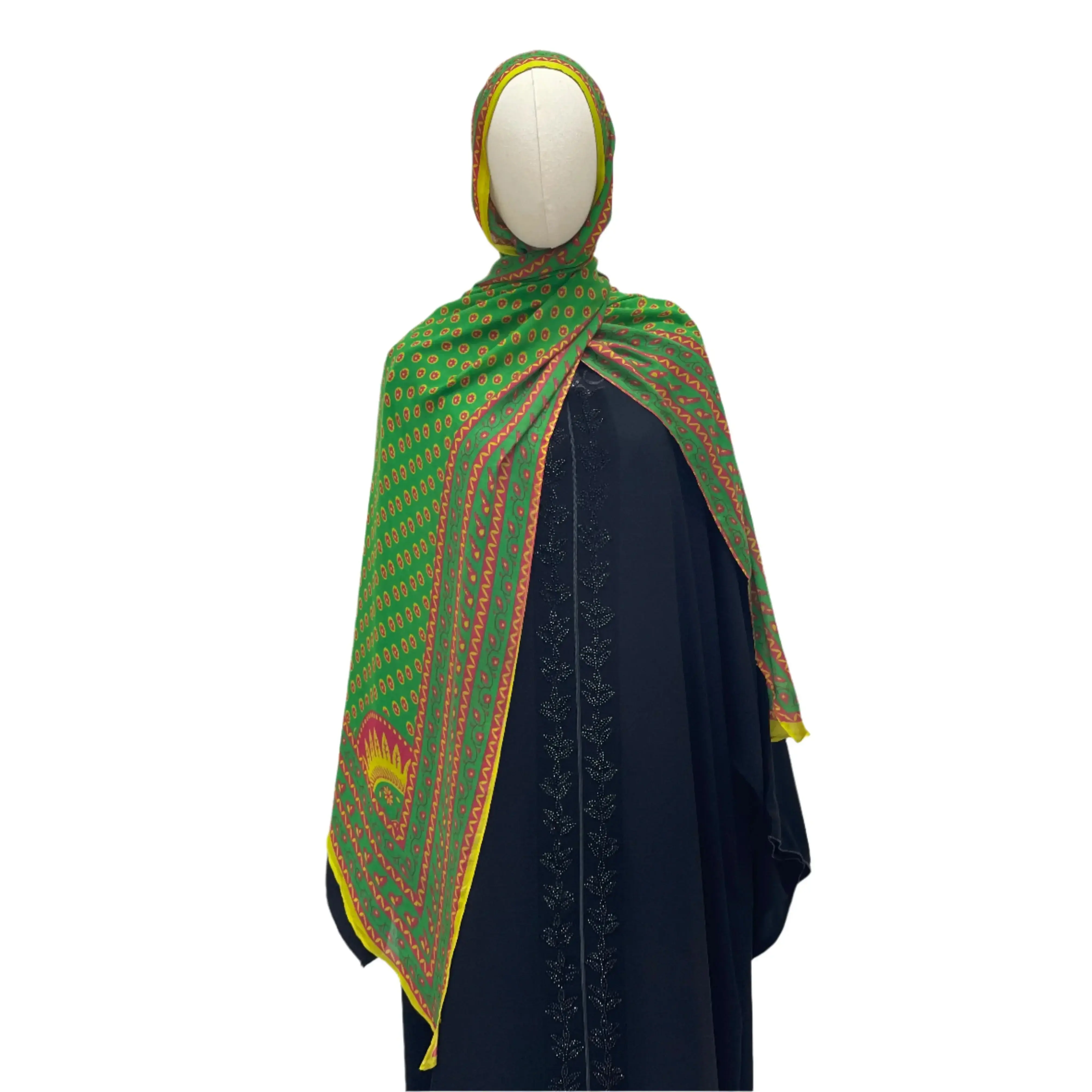 Elegant Comfort: Exclusive Printed Modal Hijab - Asba