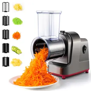 Electric Vegetable Slicer, Multi-Functional Kitchen Tool, Carrot Shredder, Cheese Slicer, Salad Maker, Lemon, Potato, Onion Cutter