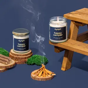 Coconut Apricot Candles  - Long- Lasting, Gold Foil Labels, Multiple Scents Varieties Available | 7.2oz