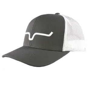 Kimes Ranch Men's Weekly Trucker Charcoal and White Cap UHA0000027-BK024