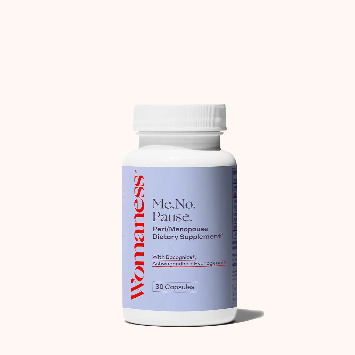Womaness Me.No.Pause Menopause Vitamins - All-Natural Blend for Hot Flashes Night Sweats & Calm Focus - Best Supplement of the Year