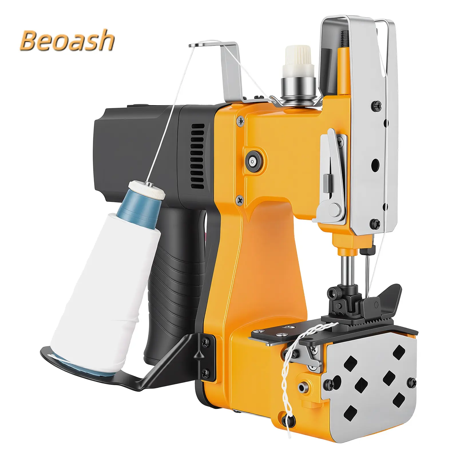 Beoash 2S Portable Heavy Duty Bag Sewing Machine, Handheld Stitching Tool for Woven Bag, Non-Woven Fabric & Leather, Ideal for Warehouse Farm Packaging