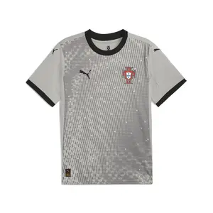 PUMA Mens Fpf Crew Neck Short Sleeve Goalkeeper Jersey Replica Casual - Grey