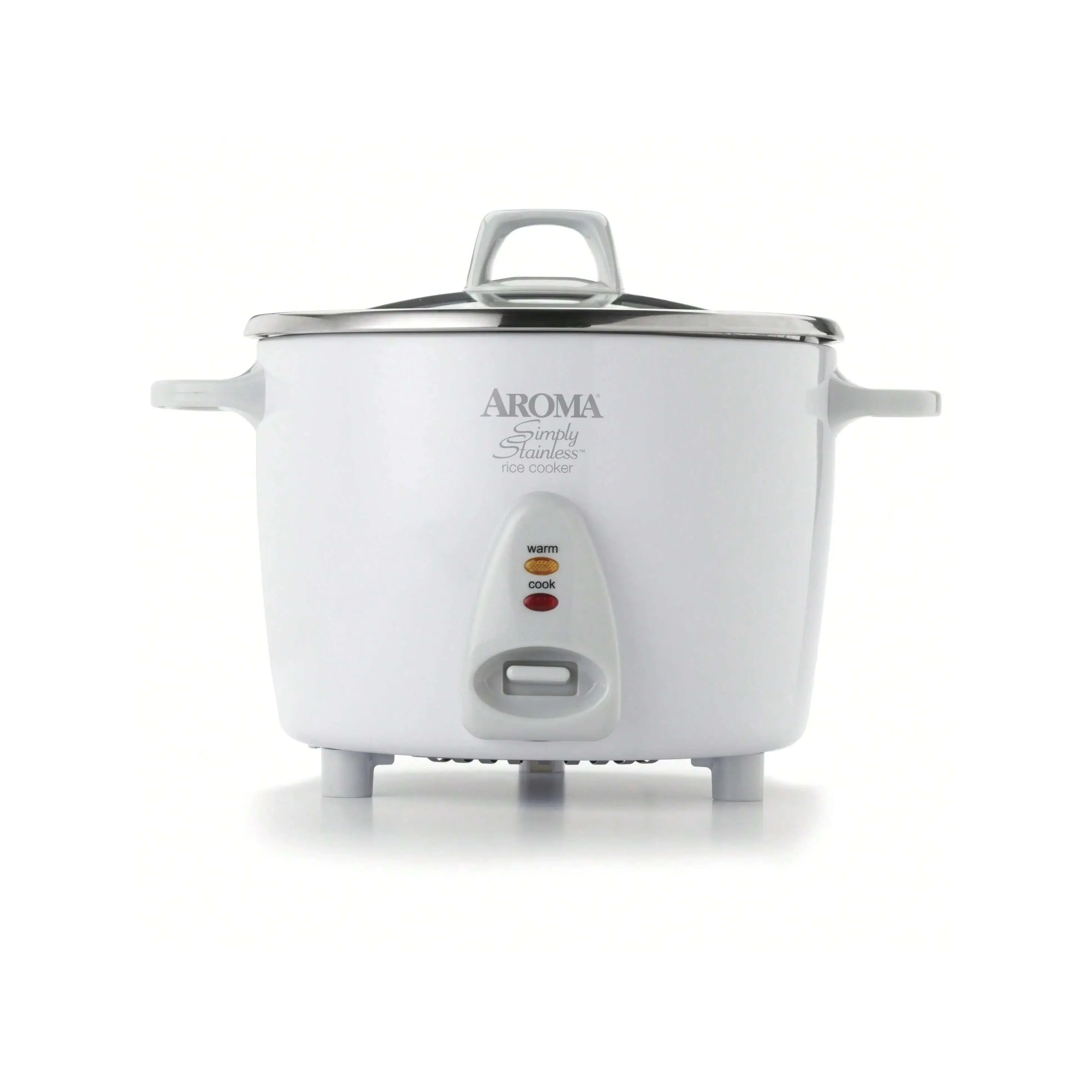 Premium 14-Cup Cooked Capacity Select Stainless® Multi-Grain Rice Cooker – 3Qt Nonstick Pot, Automatic Keep Warm, White Finish
