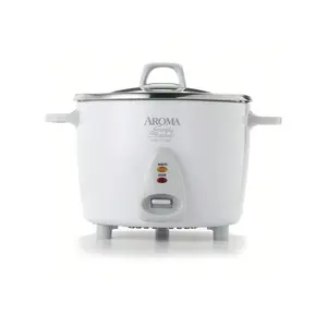 Premium 14-Cup Cooked Capacity Select Stainless® Multi-Grain Rice Cooker – 3Qt Nonstick Pot, Automatic Keep Warm, White Finish