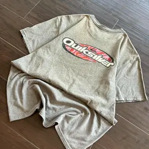 Vintage Quiksilver T-shirt Surfwear, Quiksilver Men's Grey T-shirt, Unisex Crewneck Shirt for Men and Women Check