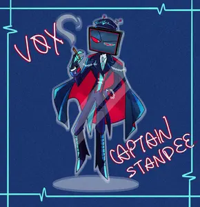 Captain Vox Acrylic Standee Hazbin Hotel Acrylic Stand Gift For Fan Decoration Gift