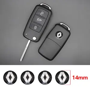 Renault Car Keychain Replacement Emblem, Dull Scratch-Resistant Sticker, Fits Clic, Megane, Captur, Kadjar, Dokker, Twingo, Koleos, Zoe