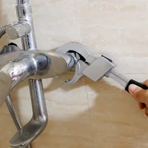 Adjustable Wrench, Universal Double-ended Wrench, Aluminum Open End Wrench, Bathroom Water Heater & Sink Repair Tool