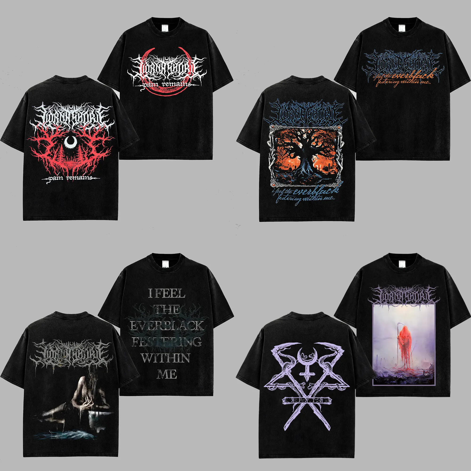 [$$$MANLIFE] Collection Lorna Shore 2026 Tour North America Retro Unisex 100% Heavyweight Cotton T-Shirt, Lorna Shore 2026 Tour Merch, Unisex Oversize Deathcore Rock Band Cotton T-shirt Gift For Rock Music Lovers
