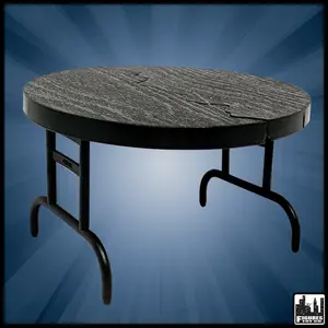 Black Break Away Round Table for WWE & AEW Wrestling Action Figures
