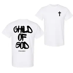 Child of God 2 Sided T-Shirt, Corinthians T-Shirt, Inspirational Shirt, Jesus Christian Tee, Unisex Dual-Sided Cotton Shirt