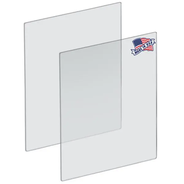 Azar Displays Plexiglass Acrylic Sheets Cut to Size, Clear Plastic Panels, Size: 30" x 40" x 3/16" Thick with Square Corners, Pack of 2