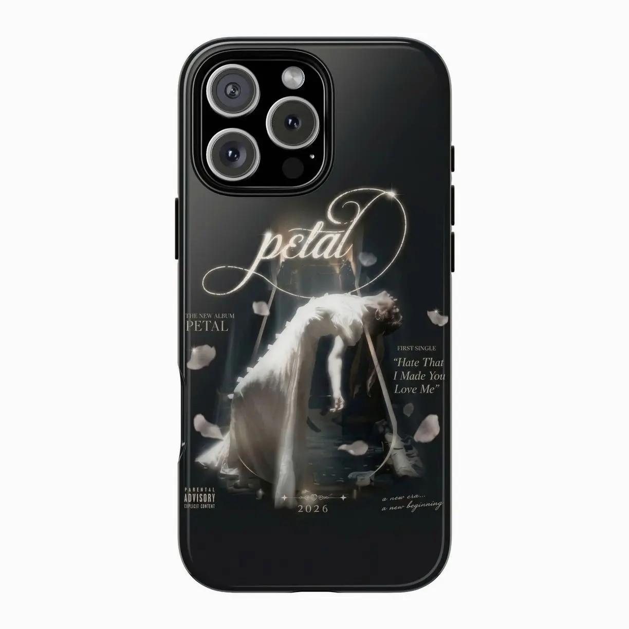 Petal Phone Case New Album 2026 Cover Compatible with iPhone X, 11, 12, 13, 14, 15, 16, 17 Plus Pro Promax & SS Galaxy S21-26 Series