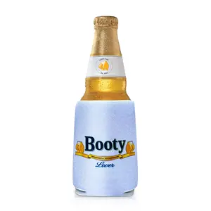 Parody Modelo “BOOTY LOVER” Funny Beer Koozie – 12oz Can Cooler – Foam Sleeve for Beach, Boat, Lake, Pool Parties, BBQs, Gag Drinking Gift Drinkware Tumbler