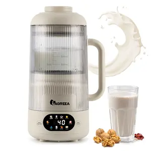 IAGREEA 35oz Noise-Reducing Nut Milk Maker, 10-in-1 Automatic Soy Milk Maker with 8 Blades, Juicer Machine Features 12-hour delay, 6-Hour Keep-Warm function, BPA-Free Materials Self-Cleaning Capability Household Blender Almond Oat Milk Machine Maker