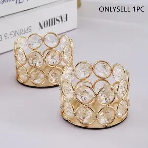Crystal Tealight Candle Holders, Votive Candle Holders for Weddings, Home Decor, Romantic Table Centerpieces, Dreamy Light Reflections