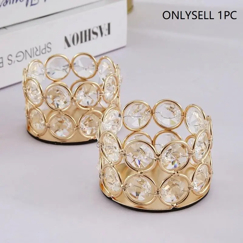 Crystal Tealight Candle Holders, Votive Candle Holders for Weddings, Home Decor, Romantic Table Centerpieces, Dreamy Light Reflections