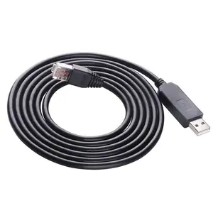 USB to RJ45 RS232 Port Serial Cable for Voltronic RS232 EG4 6000EX 6500EX (Length: 6Feet/180CM)