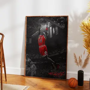 [ SALE UP 45% - UNFRAMED POSTER ] Basketball Legend Poster, Motivational Wall Art, Inspirational Athlete Artwork, Sports Decor for Home Gym or Office