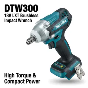 Makita DTW300 brushless electric drill nut-busting torque