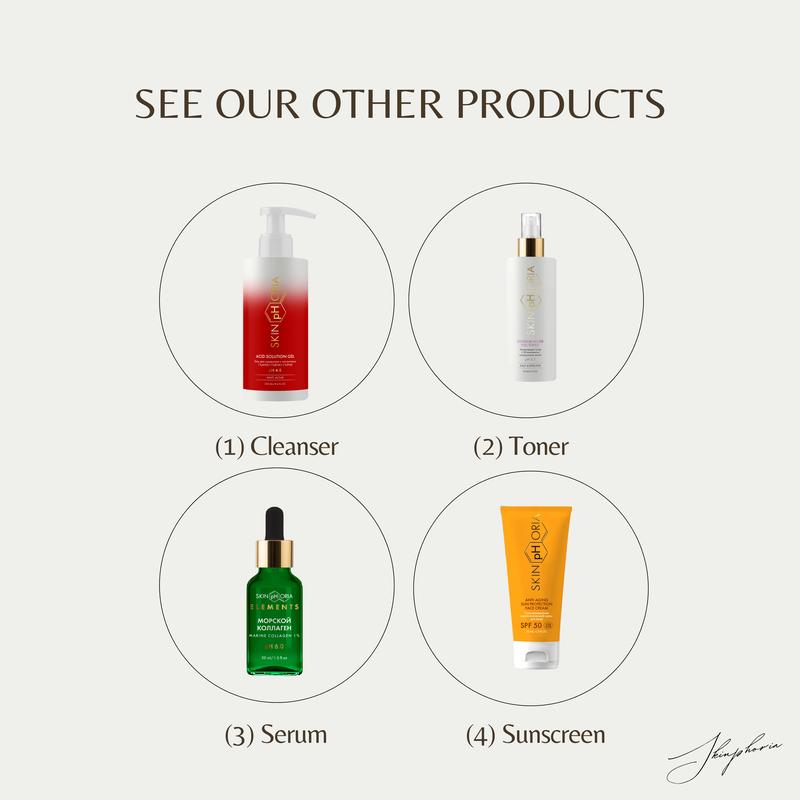 SkinPhoria Red Blood Facial Peeling – AHA, PHA & BHA Exfoliating Solution – Brightens, Fights Acne & Reduces Post-Acne Marks – 30ml