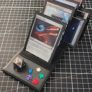 Magic: the Gathering Land Counter & Fixed Holder, Card Game Accessories, Allows Up to 40 Land Cards, Essential Gaming Supplies