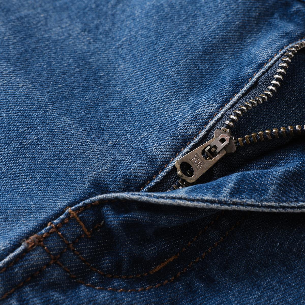 Men'S Classic Straight Leg Jeans - Versatile All-Season Denim Pants with Elasticity, Comfort Fit for Casual And Business Wear, Washed Blue, Everyday Jeans|Classic Denim Pants|Stretchy Fabric