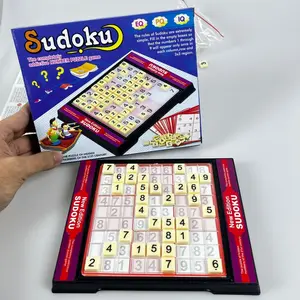 Essential Sudoku Set! 81 Grid Magnetic Board + 44 Advanced Puzzle Cards, Logic Brain Activation, Iq Training, Portable Travel Game