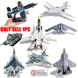 1:72 Scale Fighter Jet Building Blocks, Us F22 F35 B2 Russian Su-35 Su-57 Military Models, Perfect Birthday Gift Toy Collection
