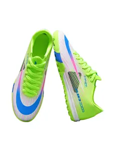 High-Quality Men's Low-Top Lace-Up Soccer Shoes, Football Shoes, Anti-Slip Studs Cleats, Outdoor Training Boots, Solid Color Field Boots