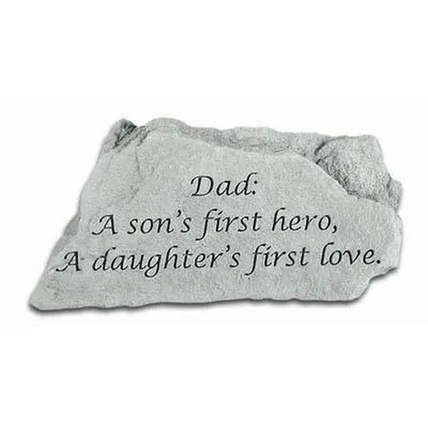 212 MAIN Dad Tribute Weatherproof Sign, 5.5x3.25" Memorial Decor, Home Decor Products for Outdoor Furniture Settings, Decorative, Signage