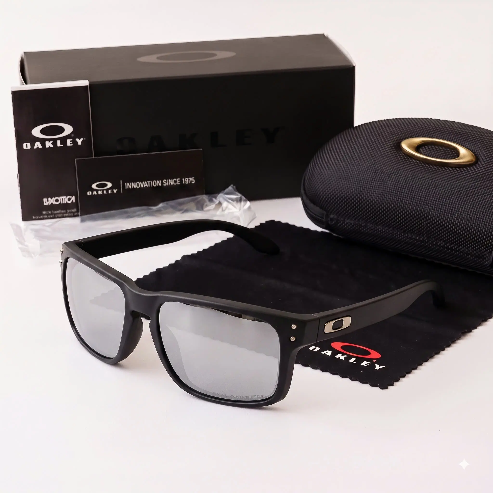 Full Box Oakley Premium Outdoor Sunglasses Square Frame Polarized Lens Performance Eyewear for Men Women