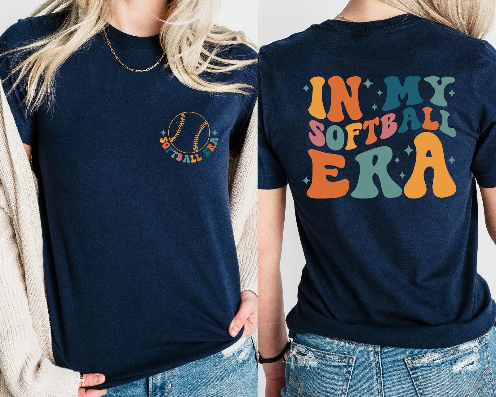 In My Softball Era Shirt Softball Shirt Softball Era Gift For Softball Player Softball Lover Tee Sports Team Shirts Game Day Vibes