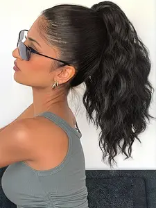 12 Inch Ponytail Extension Claw Clip, Soft Curly Ponytails Hair Extensions, Synthetic Hair Pieces for Daily Use