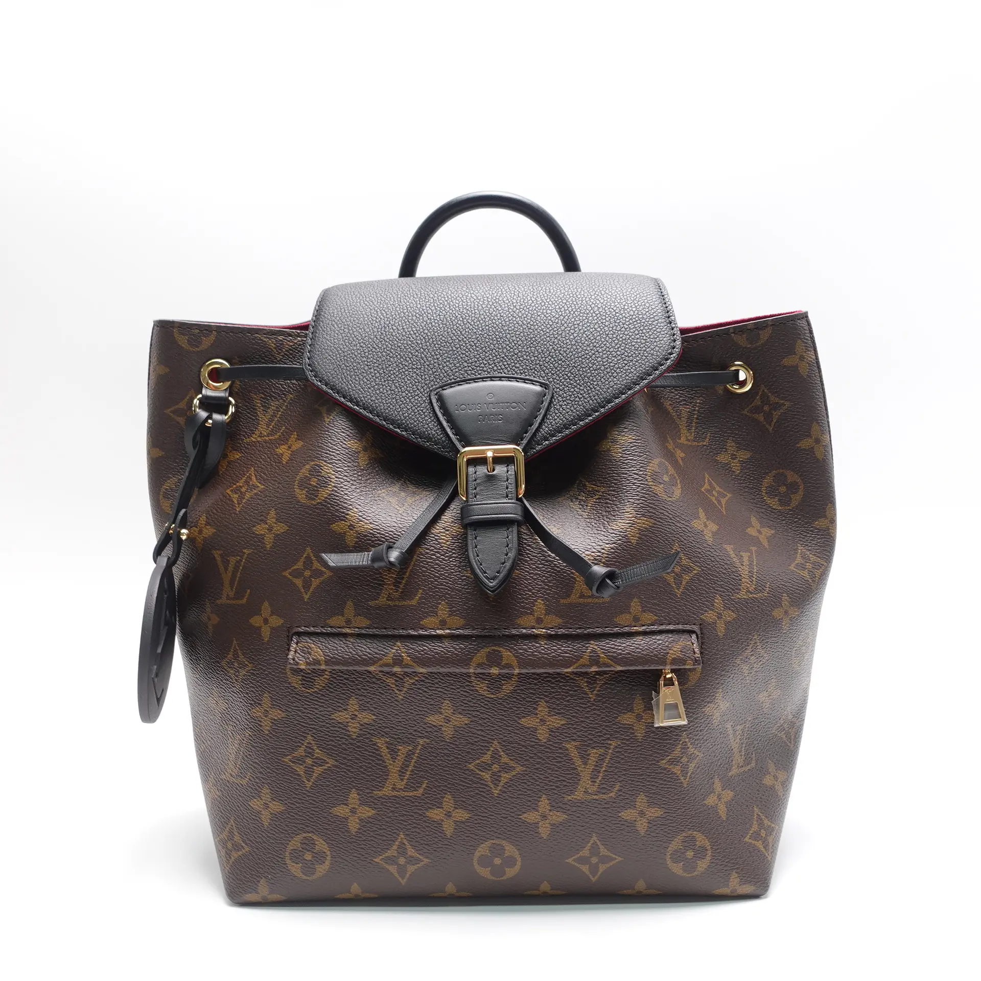 Pre-owned Louis Vuitton Coated Canvas Backpacks Montsouris PM Monogram Backpack T10436942