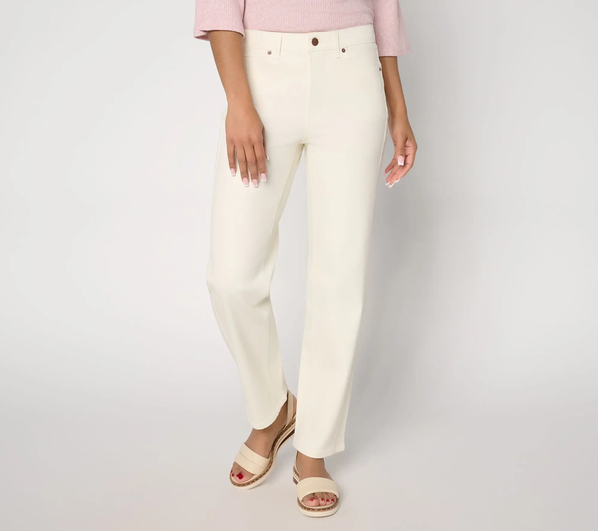 Me by Jennie Garth Regular Repreve Straight Leg Jeans- Color
