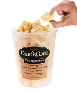 Crack Corn - Ultra-Premium Tasty Snack with Gold and Silver Sprinkles, French Toast Flavor, Saigon Cinnamon, Crunchy and Sweet