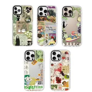 Japanese Aesthetic G.h.i.b.li Tot.oro & No-face Aesthetic Phone Case For iPhone 17 16 15 14 13 12 11 Pro Max Plus Air & Galaxy S22 23 24 25 The Best Halloween Gifts Fans Phone Case Cover