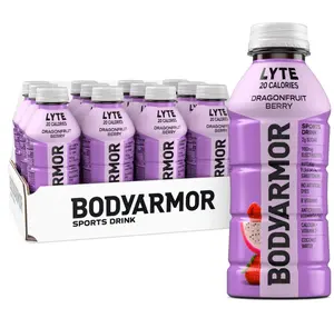 Drink Low-Calorie Sports Beverage, Dragonfruit Berry, Coconut Water Hydration, Natural Flavors With Vitamins, Potassium-Packed Electrolytes, Perfect For Athletes, 16 Fl Oz (Pack of 12)