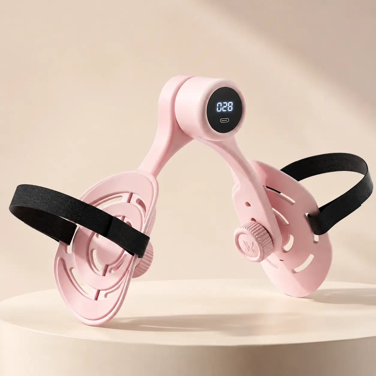 Women's Pelvic Floor Trainer & Inner Thigh Master - Ergonomic Hip Strengthener with Digital LCD Screen, Adjustable Resistance, USB Rechargeable, Lightweight Compact Home, Travel, Office Exercise Equipment for Postnatal Recovery, Real-Time Count Display
