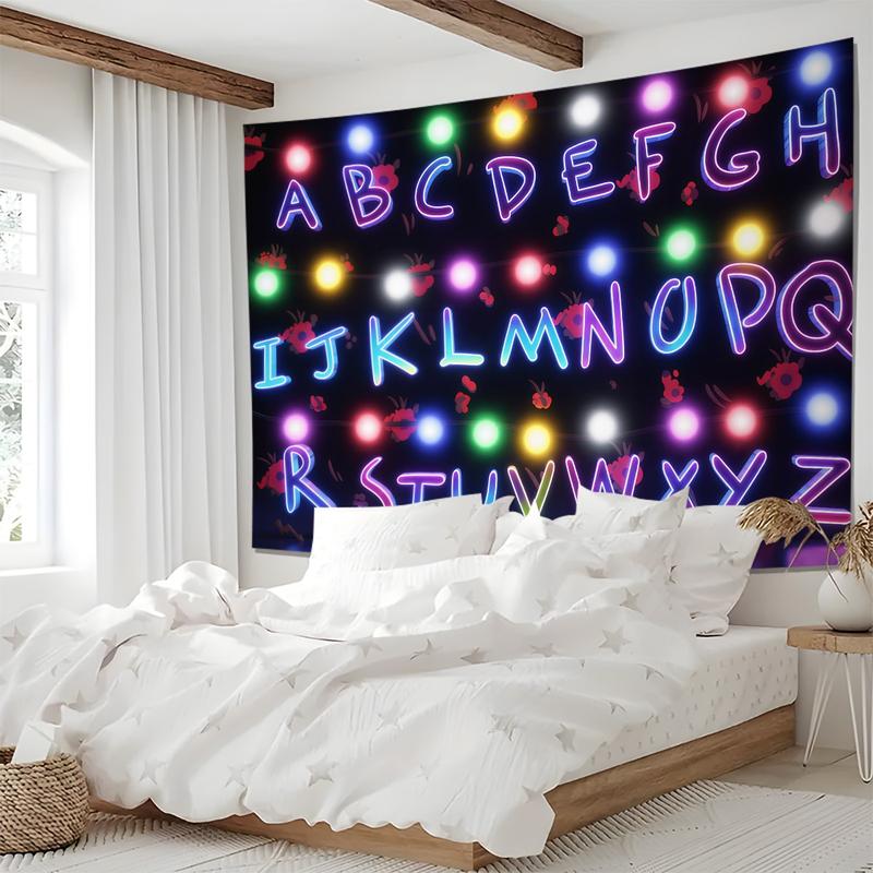 Home Decor With Quirky Stories, Creative Letter Lights, Patterned Tapestries, Fashionable Room Flags, Unique Wall Art In Living Rooms And Bedrooms, Suitable For High-End Decoration In Various Places